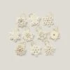 Lenox Snowflake 10-Piece Ornament Set -Lenox Shop 890425 w10
