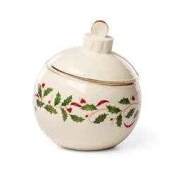 Lenox Holiday Ornament Candy Jar 9 Lenox Holiday Ornament Candy Jar -Lenox Shop 890765 wHR