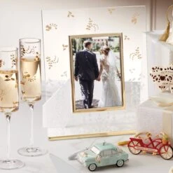 Lenox Opal Innocence Flourish 2-Piece Toasting Flute Set -Lenox Shop 890865 w11