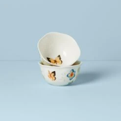 Lenox Butterfly Meadow 2-Piece Dessert Bowl Set