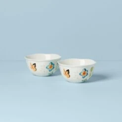 Lenox Butterfly Meadow 2-Piece Dessert Bowl Set -Lenox Shop 890914 w12