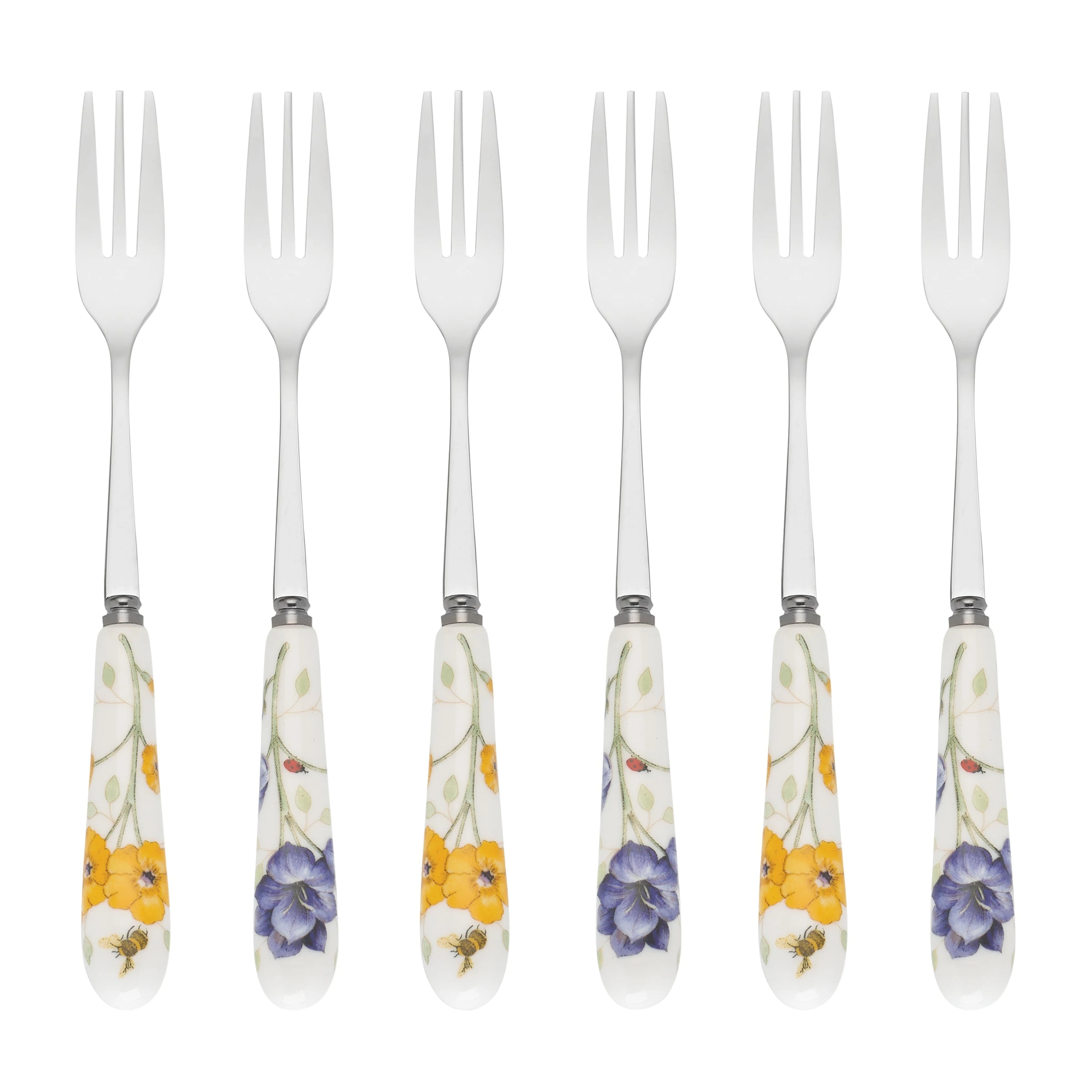 Lenox Butterfly Meadow Cocktail Forks, Set Of 6 4 Lenox Butterfly Meadow Cocktail Forks, Set Of 6 - Image 2