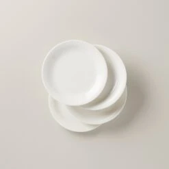 Lenox Profile White Porcelain 4-Piece Accent Plate Set