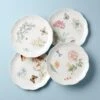 Lenox Butterfly Meadow 4-Piece Dinner Plate Set -Lenox Shop 891268 W10