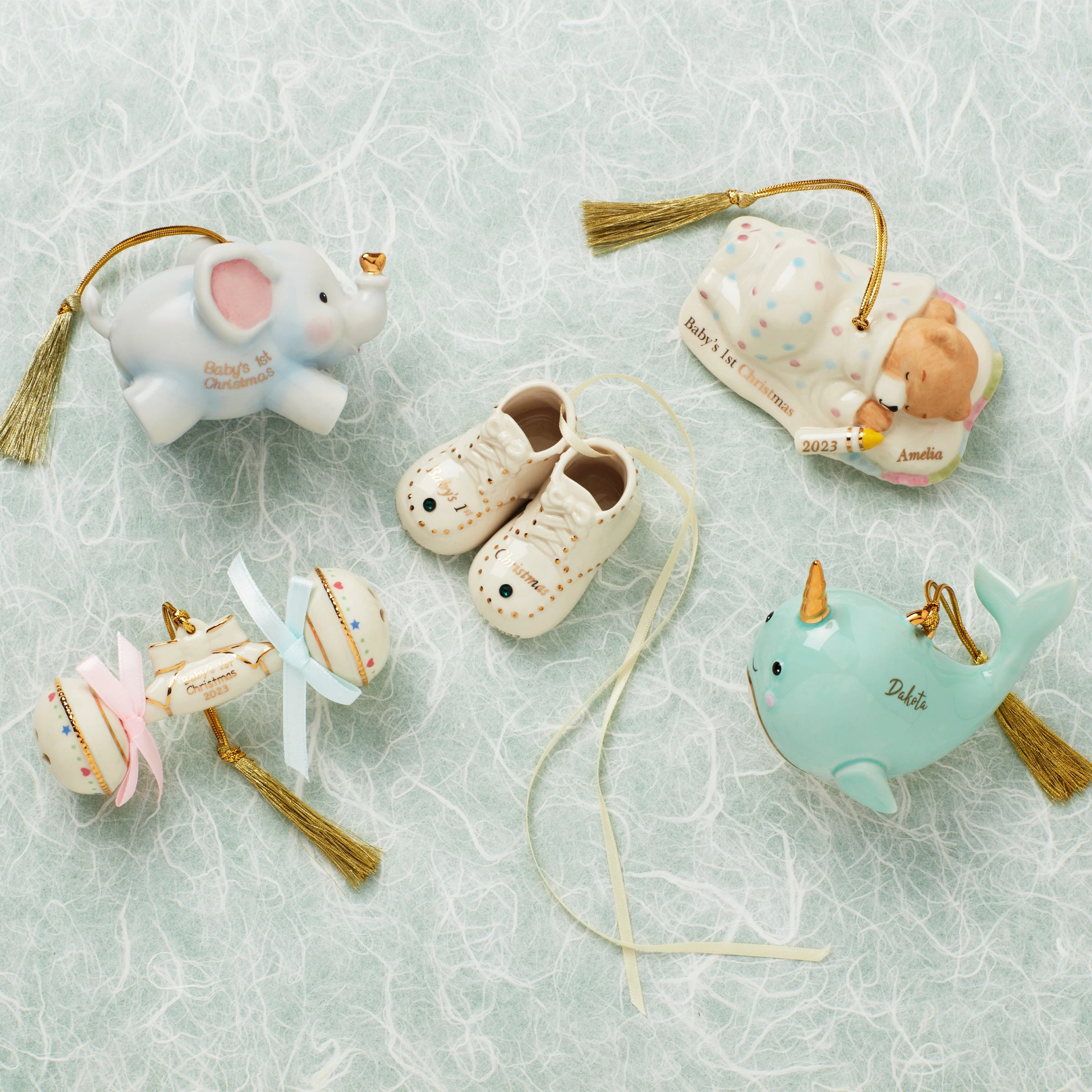 Lenox Baby's First Christmas Elephant Ornament 5 Lenox Baby's First Christmas Elephant Ornament - Image 3