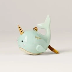 Lenox Narwhal Ornament