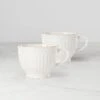 Lenox French Perle Groove 2-Piece Latte Mug Set -Lenox Shop 892450 w10 1a65eb95 d4a7 4c02 9b0b 334604f63a41