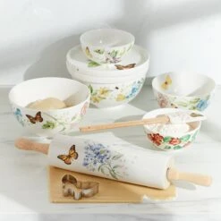 Lenox Butterfly Meadow Luna 8-Piece Nesting Dinnerware 21 Lenox Butterfly Meadow Luna 8-Piece Nesting Dinnerware -Lenox Shop 892493 w14