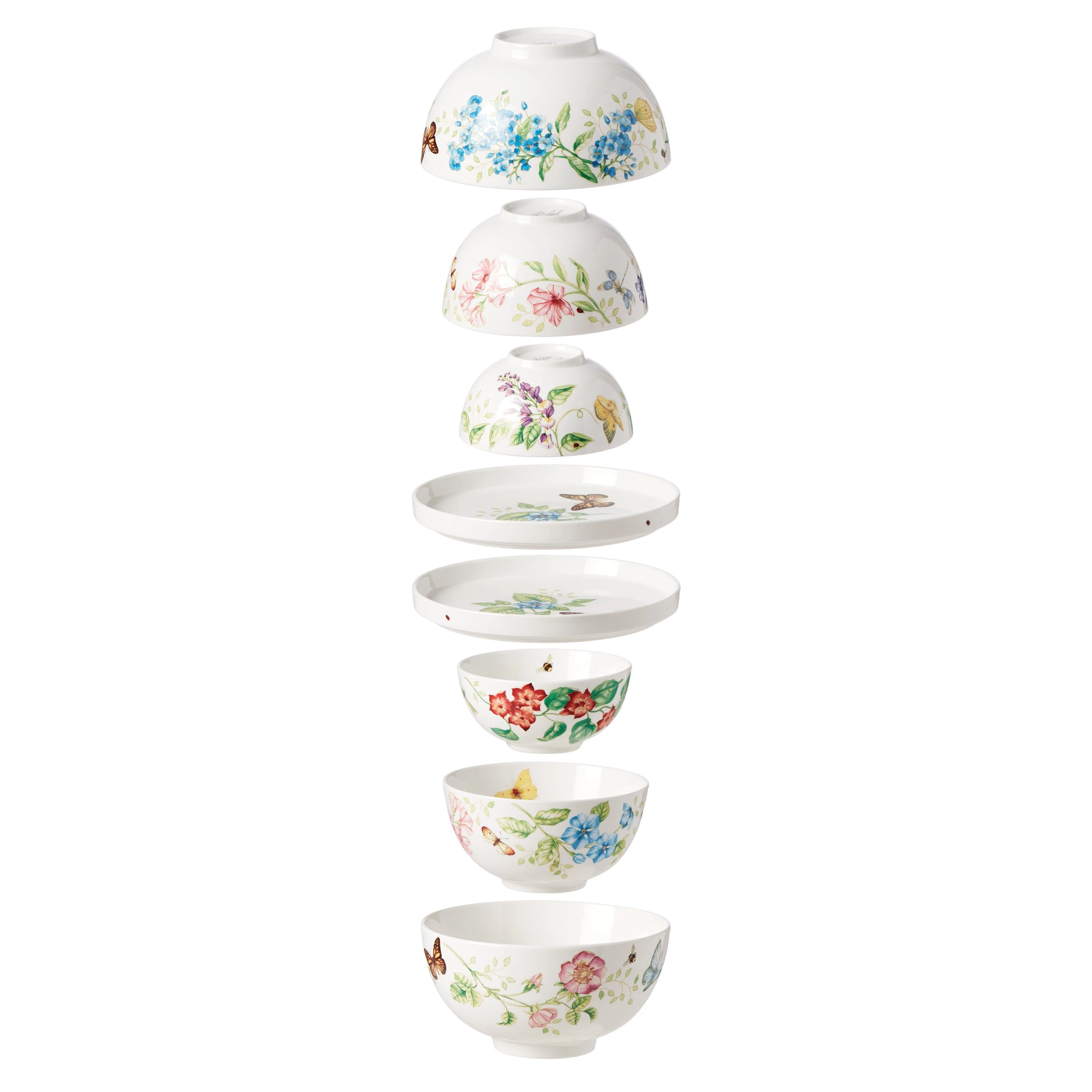 Lenox Butterfly Meadow Luna 8-Piece Nesting Dinnerware 5 Lenox Butterfly Meadow Luna 8-Piece Nesting Dinnerware - Image 3