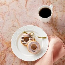 Lenox Forever Friends Donut 2-Piece Ornament Set -Lenox Shop 892568 LNP S23 FEA 1