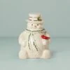 Lenox Happy Holly Days Snowman Cookie Jar -Lenox Shop 892957 w10