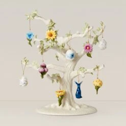 Lenox Floral Easter 10-Piece Ornament & Tree Set