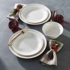 Lenox Profile 12-Piece Dinnerware Set -Lenox Shop 893430 w12