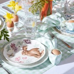 Lenox Butterfly Meadow Bunny 4-Piece Accent Plate Set -Lenox Shop 893465 894277 894088 829739 894587 893455 LNP F23 FEA 12