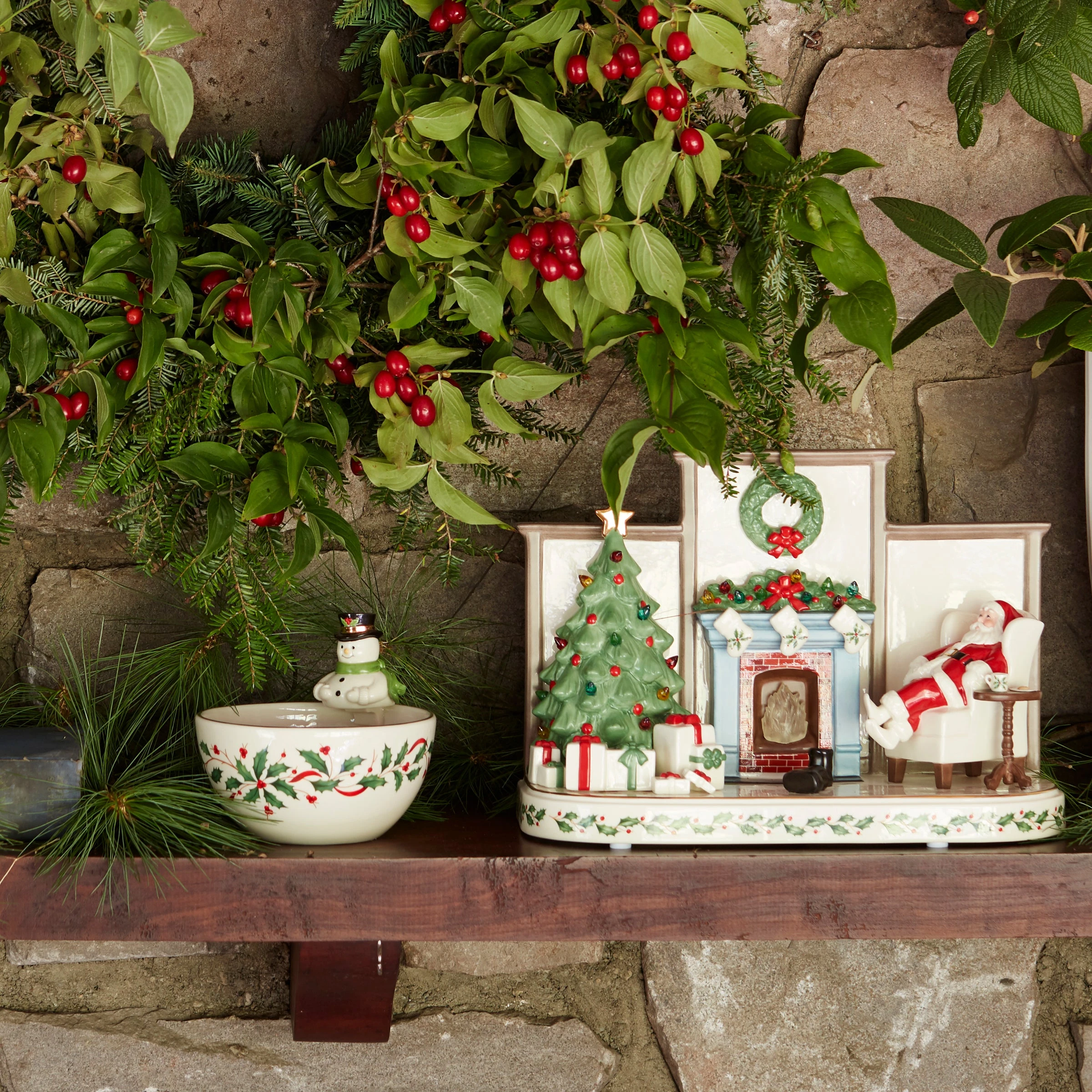 Lenox Holiday Snowman Bowl 5 Lenox Holiday Snowman Bowl - Image 3