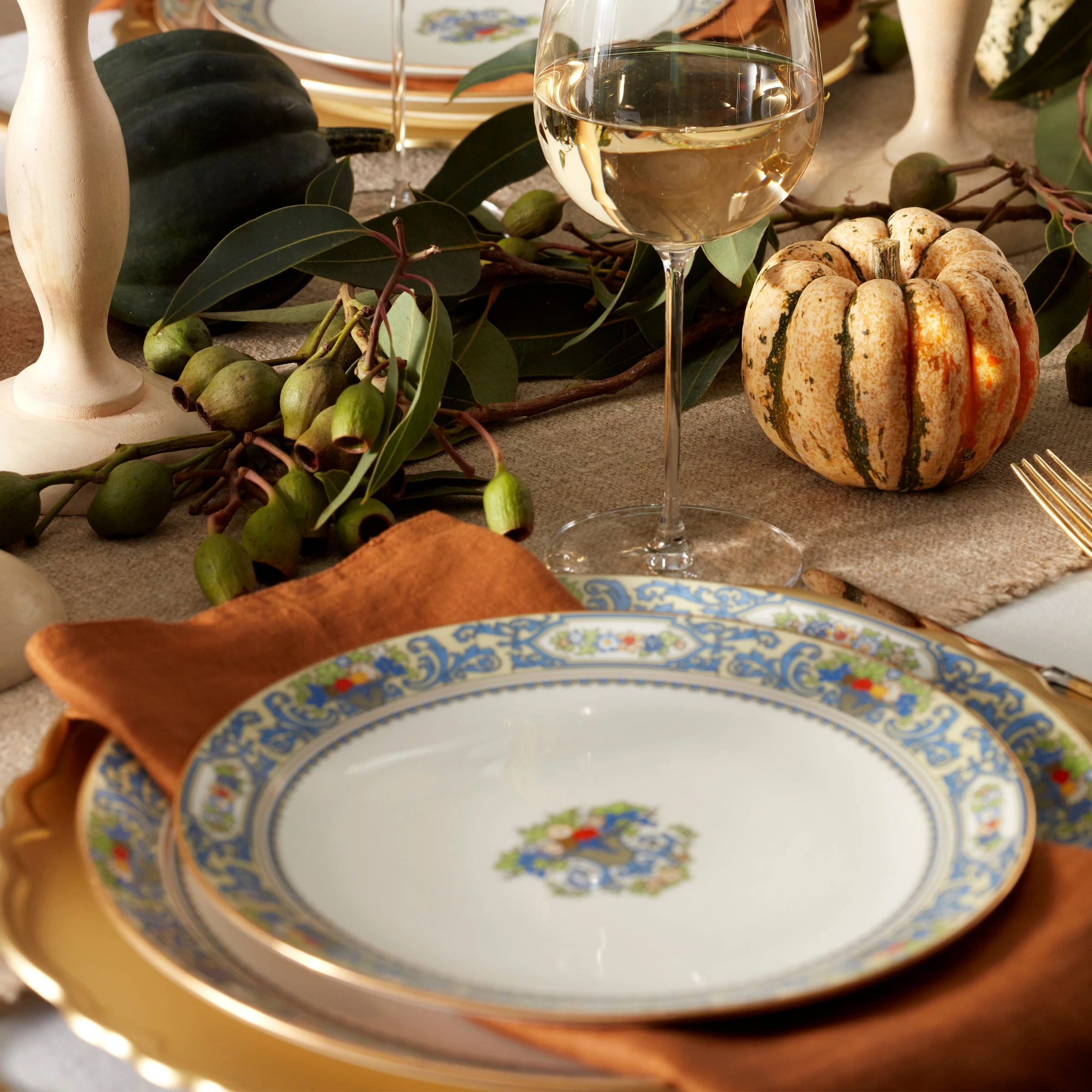 Lenox Autumn White 4-Piece Dinner Plate Set 7 Lenox Autumn White 4-Piece Dinner Plate Set - Image 5