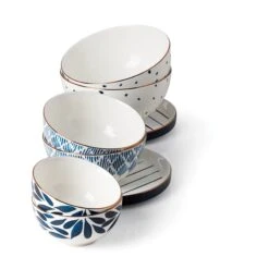 Lenox Blue Bay Luna 8-Piece Nesting Dinnerware Set -Lenox Shop 893845 w16