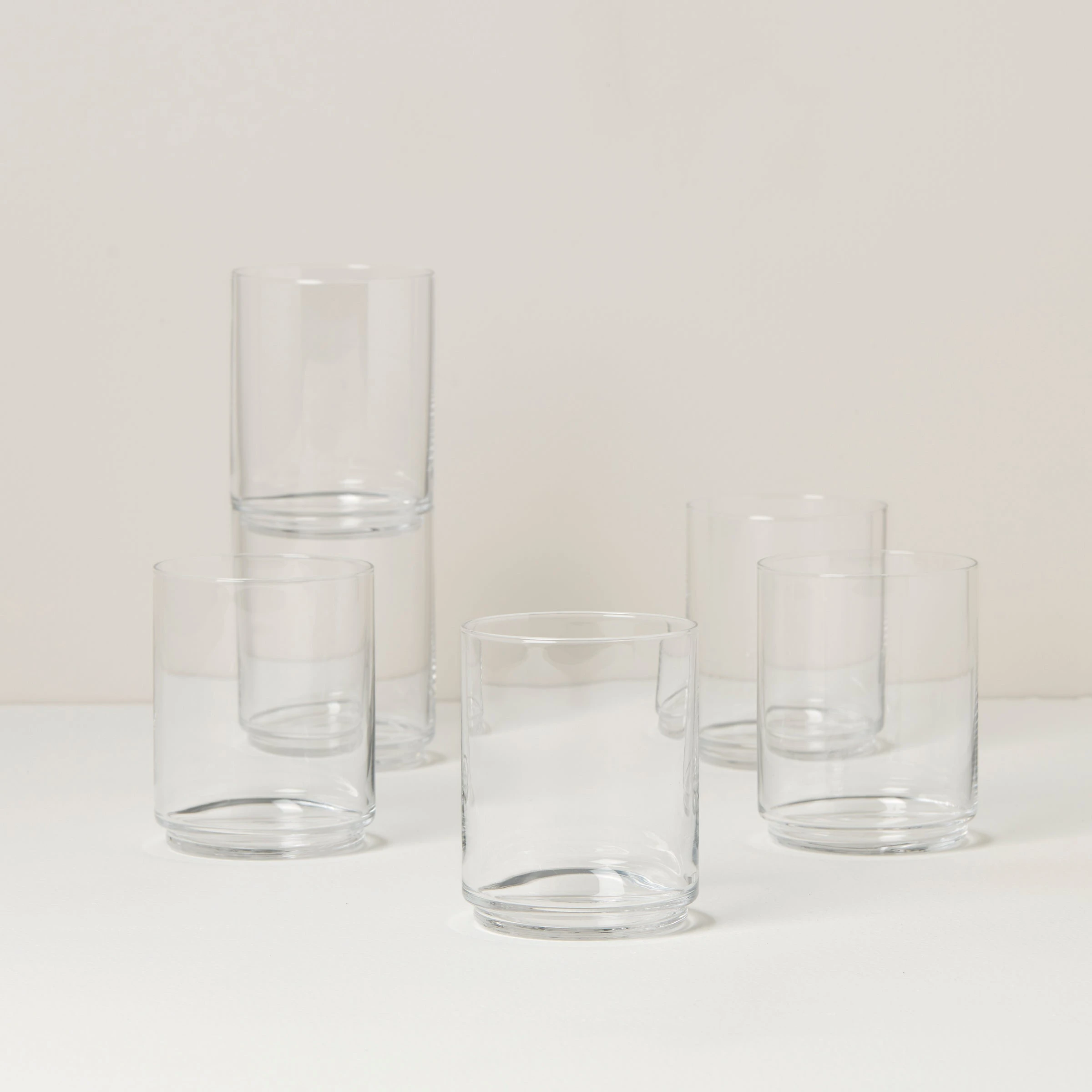 Lenox Tuscany Classics Stackable 6pc Tall Glasses 2 Lenox Tuscany Classics Stackable 6pc Tall Glasses