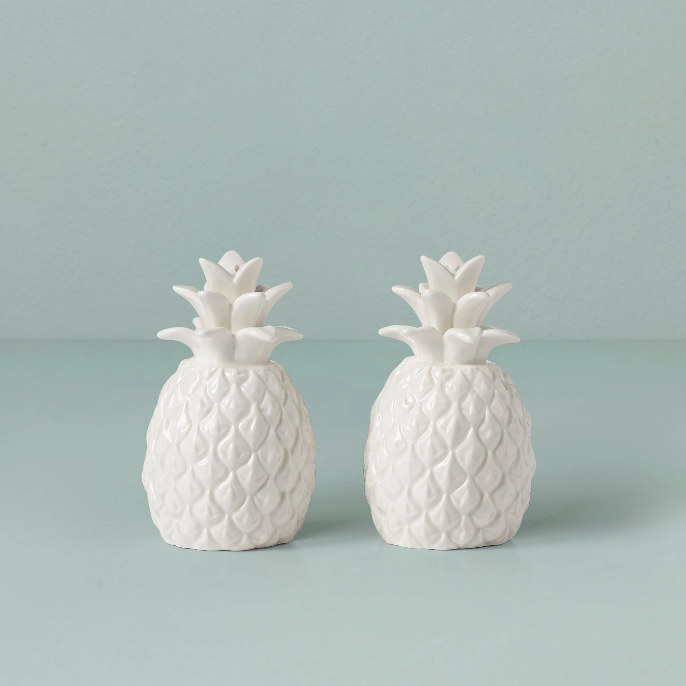 Lenox Wicker Creek Pineapple Salt & Pepper Set 3 Lenox Wicker Creek Pineapple Salt & Pepper Set