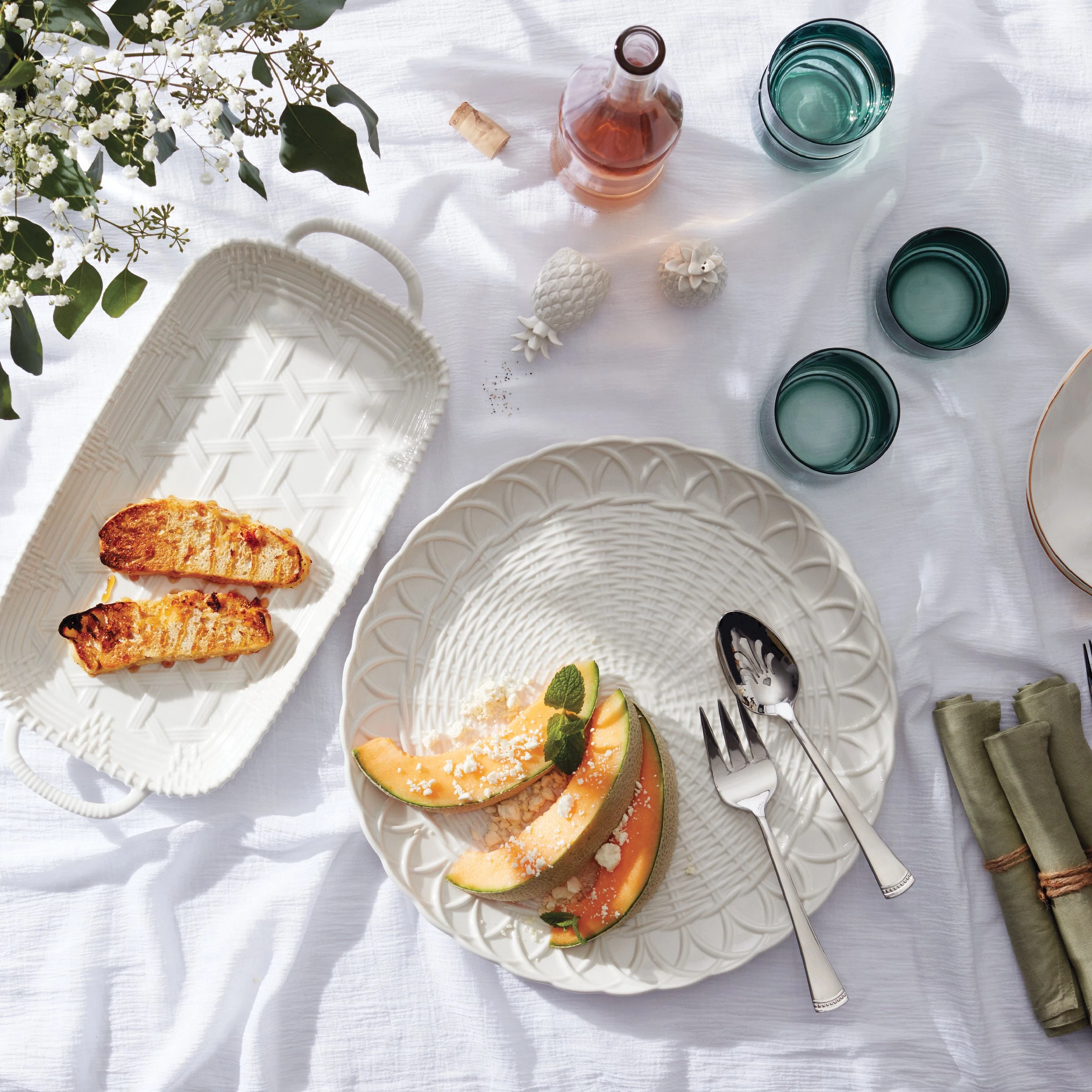 Lenox Wicker Creek Handled Tray 11 Lenox Wicker Creek Handled Tray - Image 9