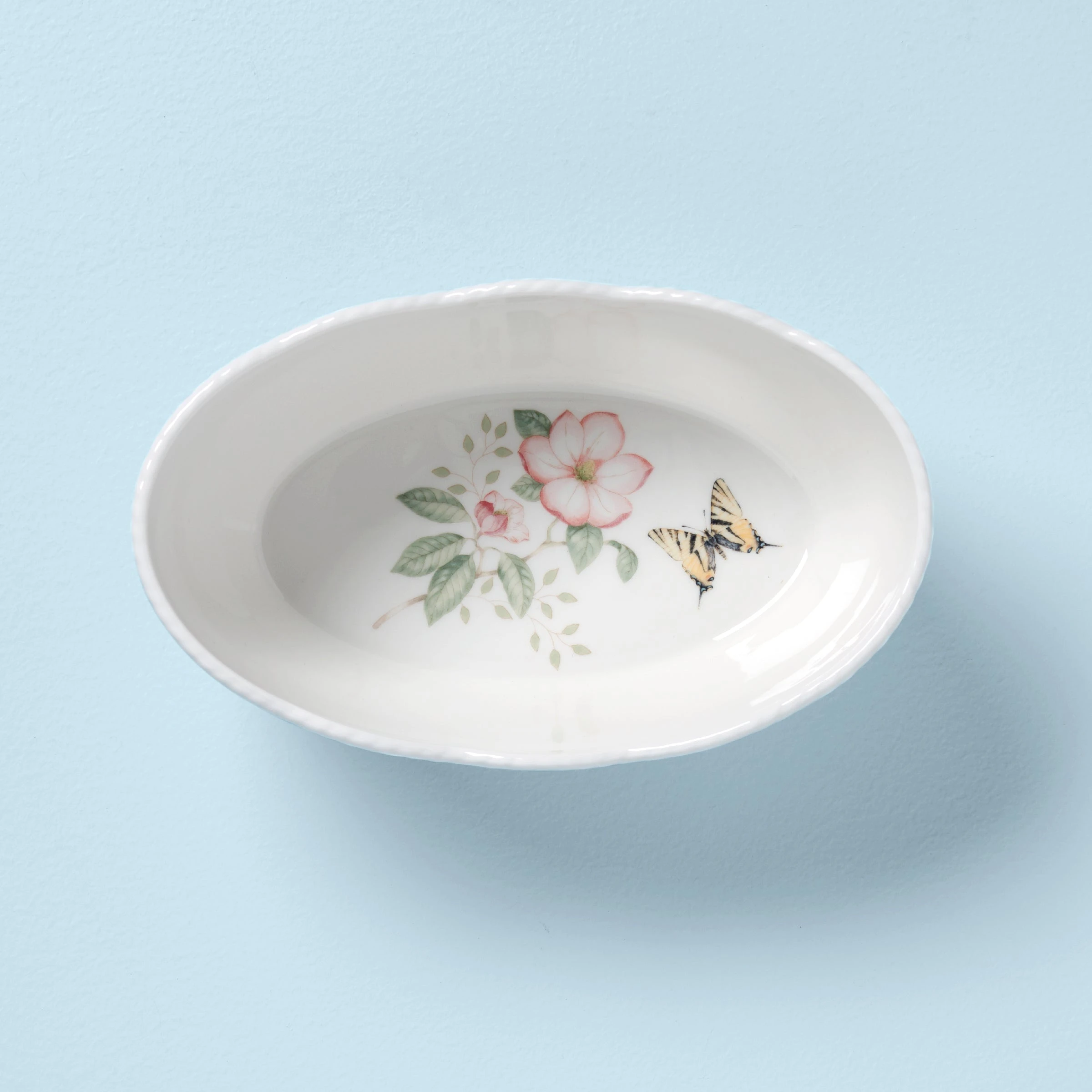 Lenox Butterfly Meadow Bread Basket 4 Lenox Butterfly Meadow Bread Basket - Image 2