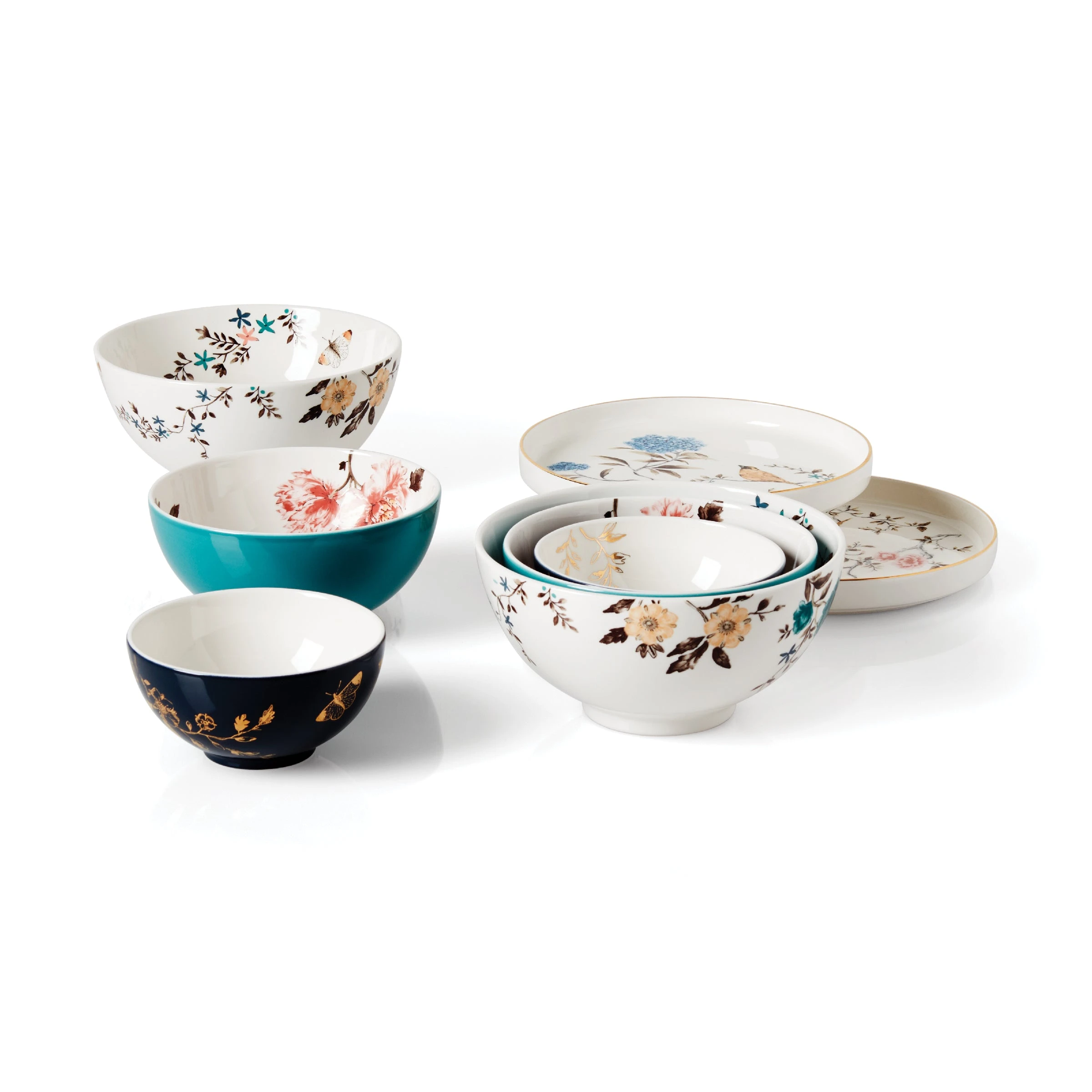 Lenox Sprig & Vine Luna Nesting Dinnerware Set 5 Lenox Sprig & Vine Luna Nesting Dinnerware Set - Image 3