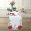 Lenox Butterfly Meadow Poinsettia 14 X 72 Table Runner -Lenox Shop 894129ButterflyMeadowPoinsettiacutworkRUNNAPPMATLifestyle