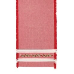 Lenox Holiday Handpaint Stripe Table Runner