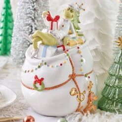 Lenox Merry Grinchmas Cookie Jar -Lenox Shop 894169 LHOL 22 FEA 1