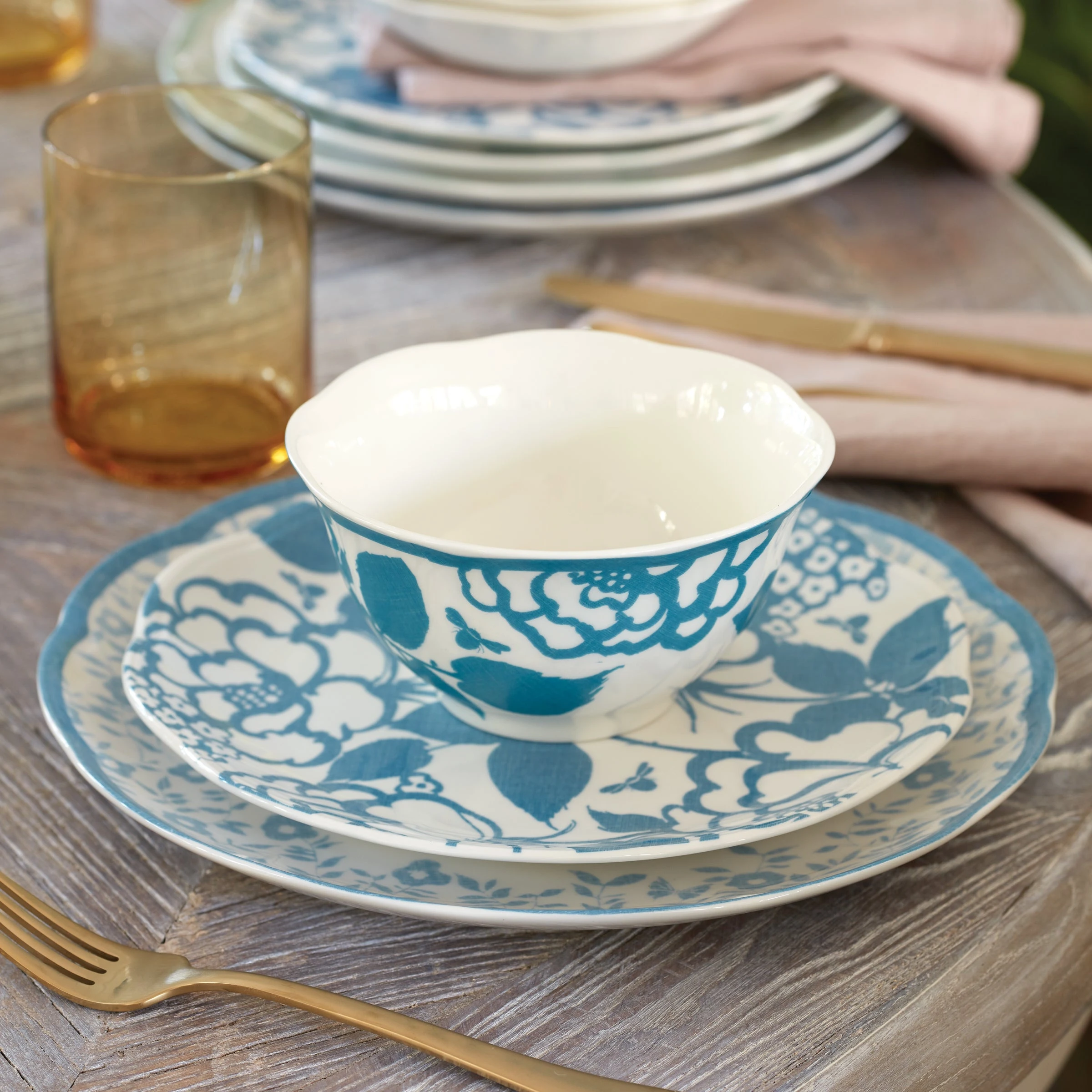 Lenox Butterfly Meadow Cottage 4-Piece Accent Plates 8 Lenox Butterfly Meadow Cottage 4-Piece Accent Plates - Image 6