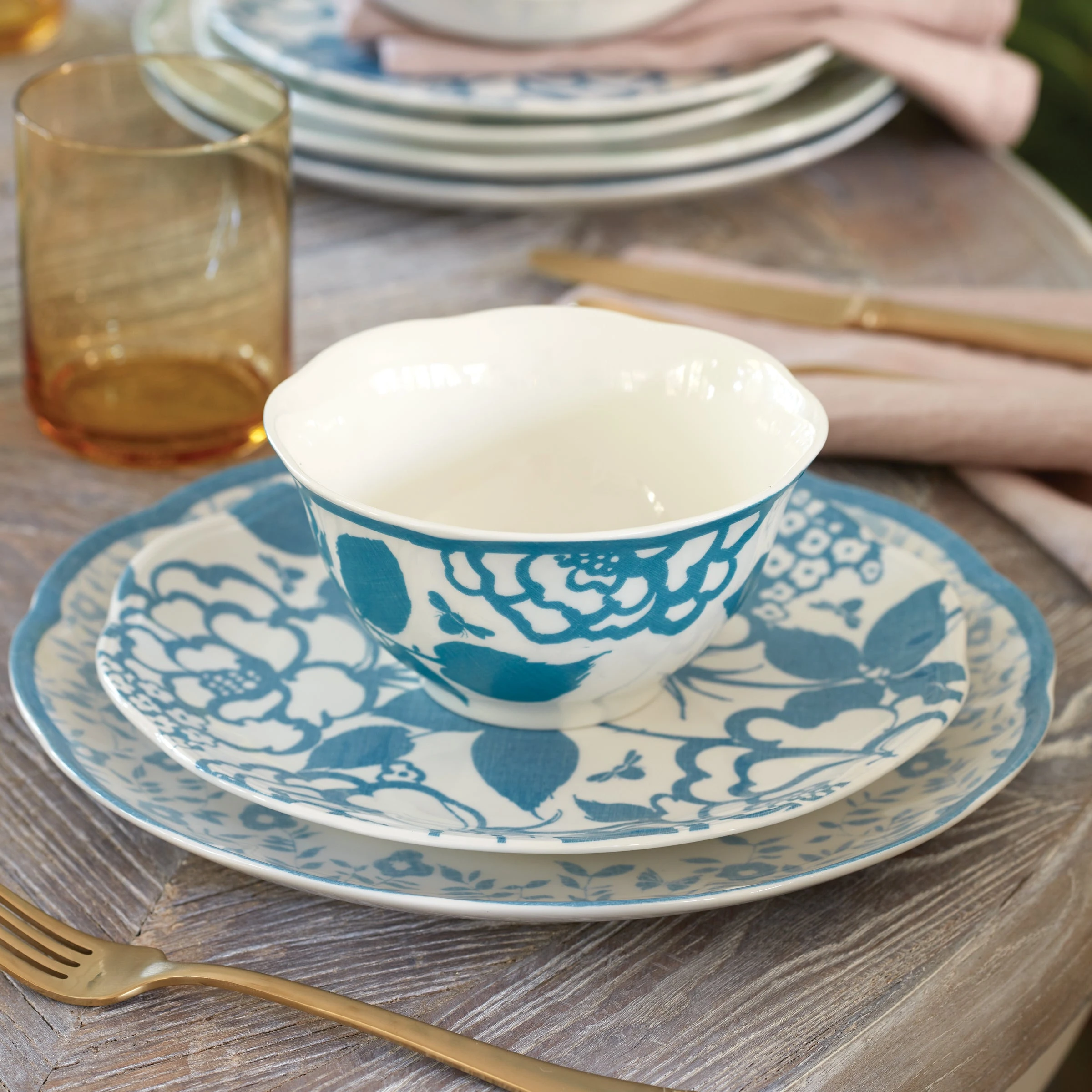 Lenox Butterfly Meadow Cottage 4-Piece Rice Bowls 7 Lenox Butterfly Meadow Cottage 4-Piece Rice Bowls - Image 5