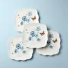 Lenox Butterfly Meadow Square 4pc Dinner Plates