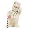 Lenox Happy Holly Days Snowman & Candy Cane Lit Figurine -Lenox Shop 894403 LHOL 22