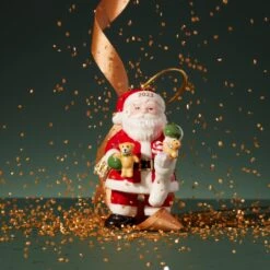Lenox 2023 Santa & Stocking Ornament 10 Lenox 2023 Santa & Stocking Ornament -Lenox Shop 894427 LHOL 23 FEA 3 GG