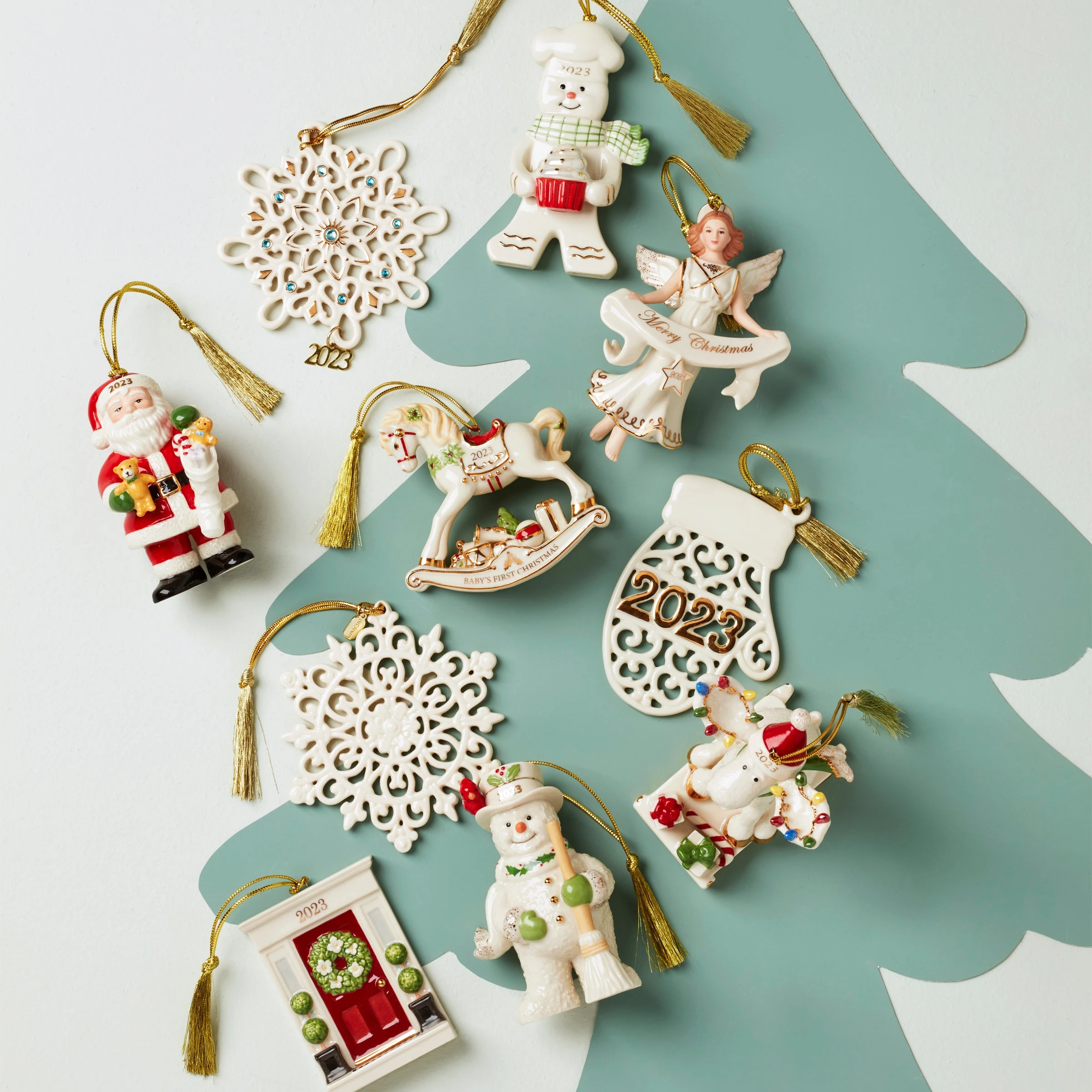 Lenox 2023 Snowman With Broom Ornament 7 Lenox 2023 Snowman With Broom Ornament - Image 5