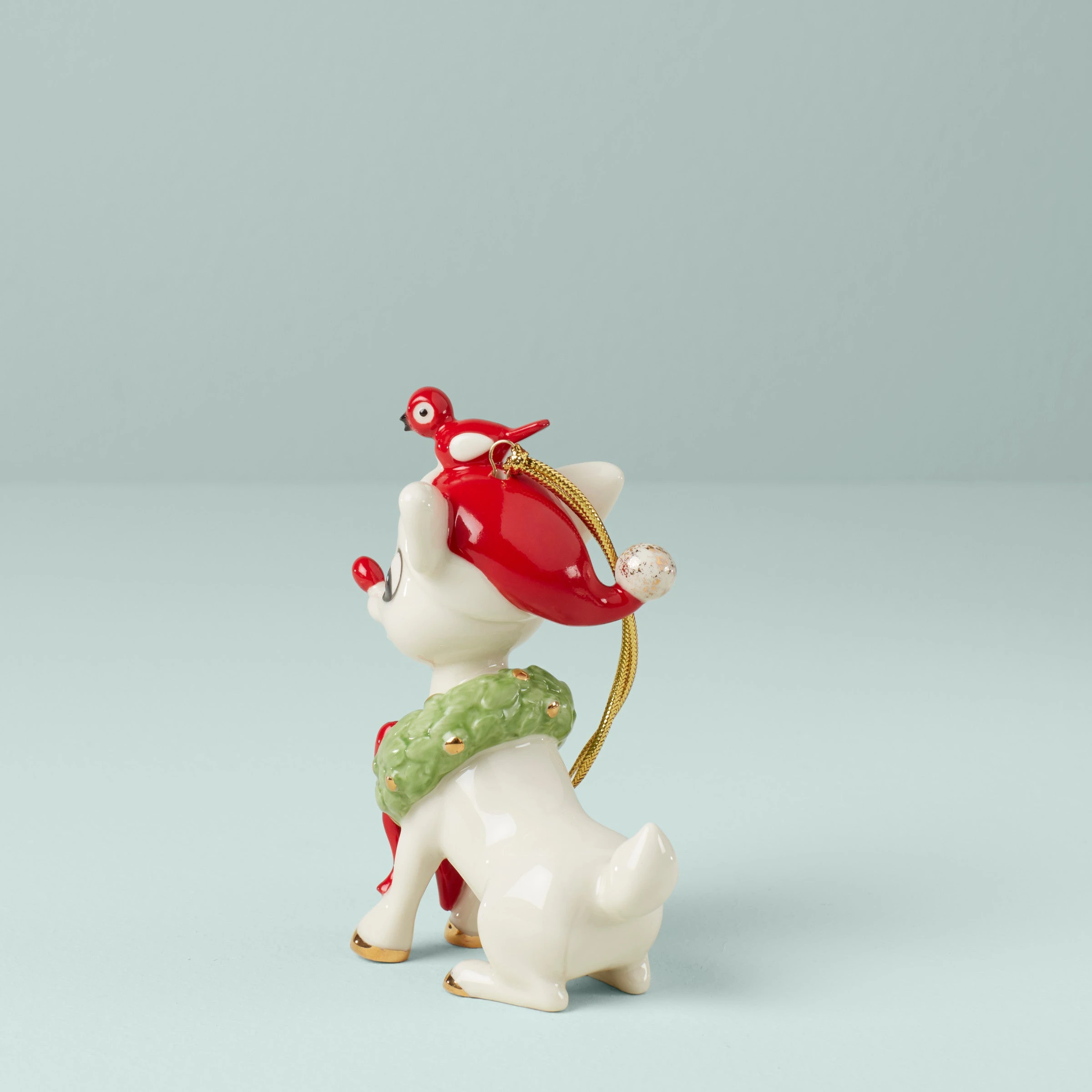 Lenox Rudolph And Cardinal Friend Ornament 4 Lenox Rudolph And Cardinal Friend Ornament - Image 2