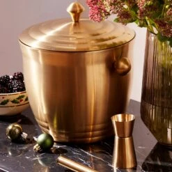 Lenox Tuscany Classics Gold Ice Bucket 11 Lenox Tuscany Classics Gold Ice Bucket -Lenox Shop 894460 894421 894274 894587 LHOL 22 FEA 3