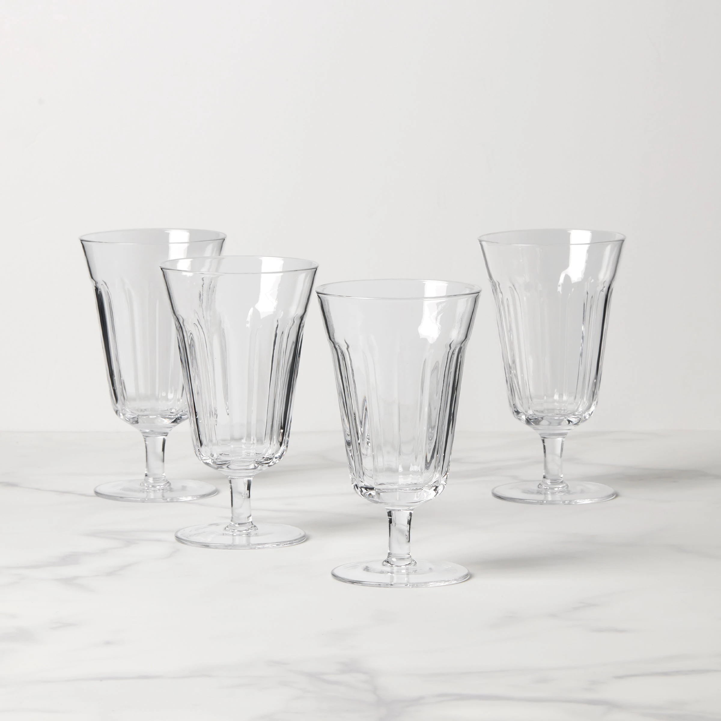 Lenox French Perle Tall Stem Glass, Set Of 4 3 Lenox French Perle Tall Stem Glass, Set Of 4