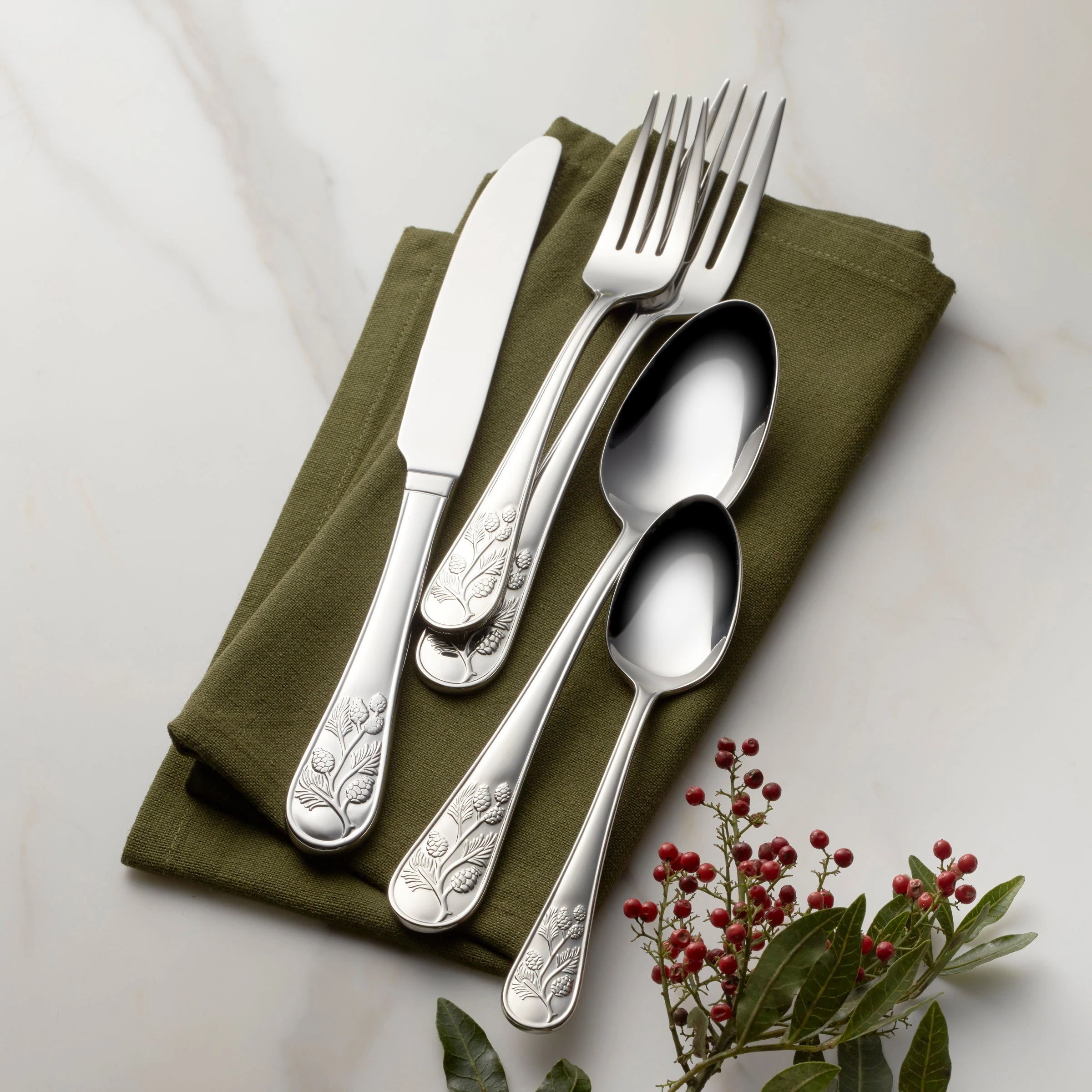 Lenox Chestnut Ridge 65-Piece Flatware Set 7 Lenox Chestnut Ridge 65-Piece Flatware Set - Image 5