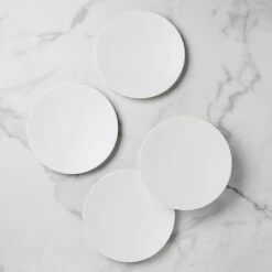 Lenox LX Collective White Accent Plates, Set Of 4