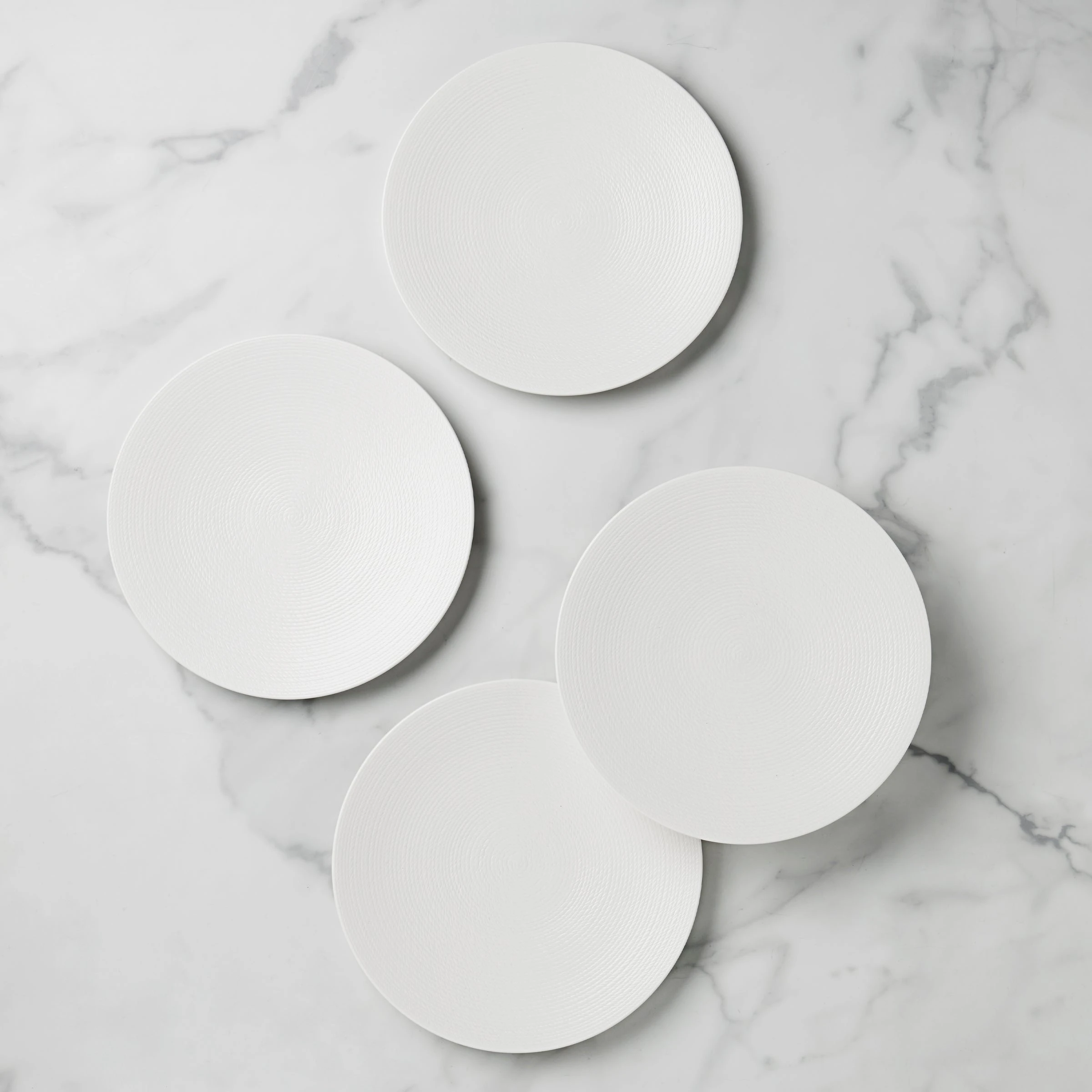 Lenox LX Collective White Accent Plates, Set Of 4 3 Lenox LX Collective White Accent Plates, Set Of 4