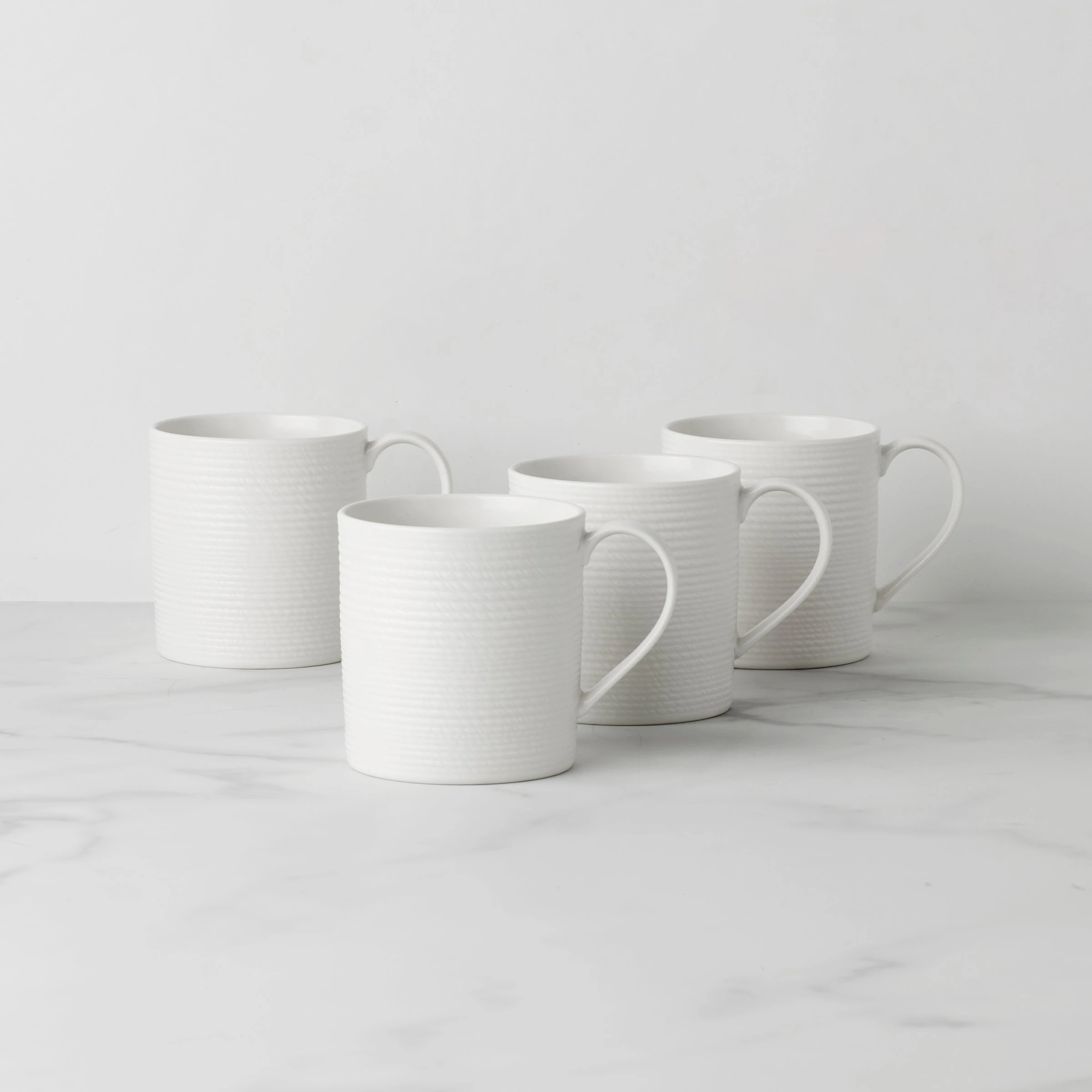 Lenox LX Collective White Mugs, Set Of 4 3 Lenox LX Collective White Mugs, Set Of 4