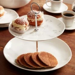 Lenox Oyster Bay 2-Tiered Server -Lenox Shop 894679 LNP F22 FEA