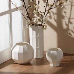 Lenox Facets Rose Bowl Vase 10 Lenox Facets Rose Bowl Vase -Lenox Shop 894793 894726 894529 LNP F22 FEA 3