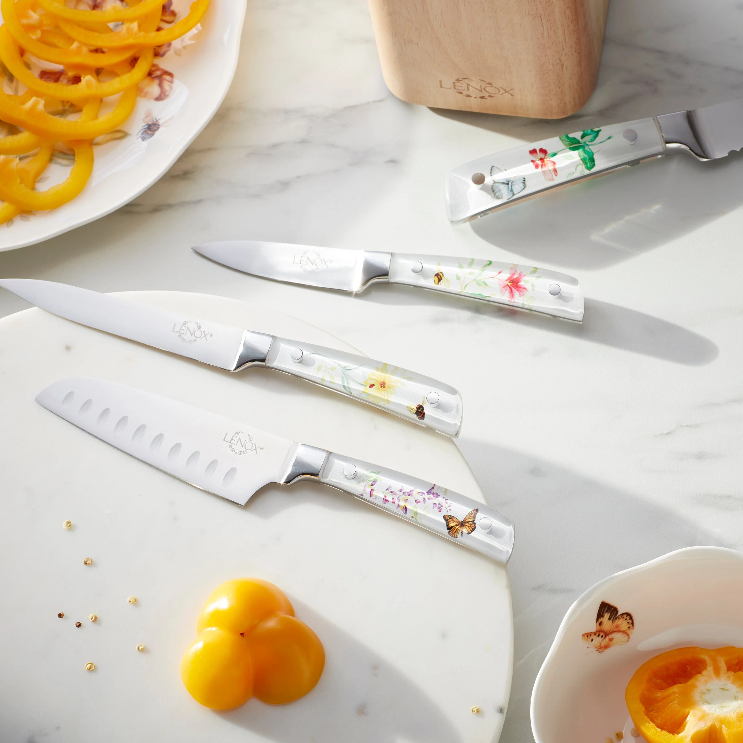 Lenox Butterfly Meadow 6-piece Block Set 5 Lenox Butterfly Meadow 6-piece Block Set - Image 3