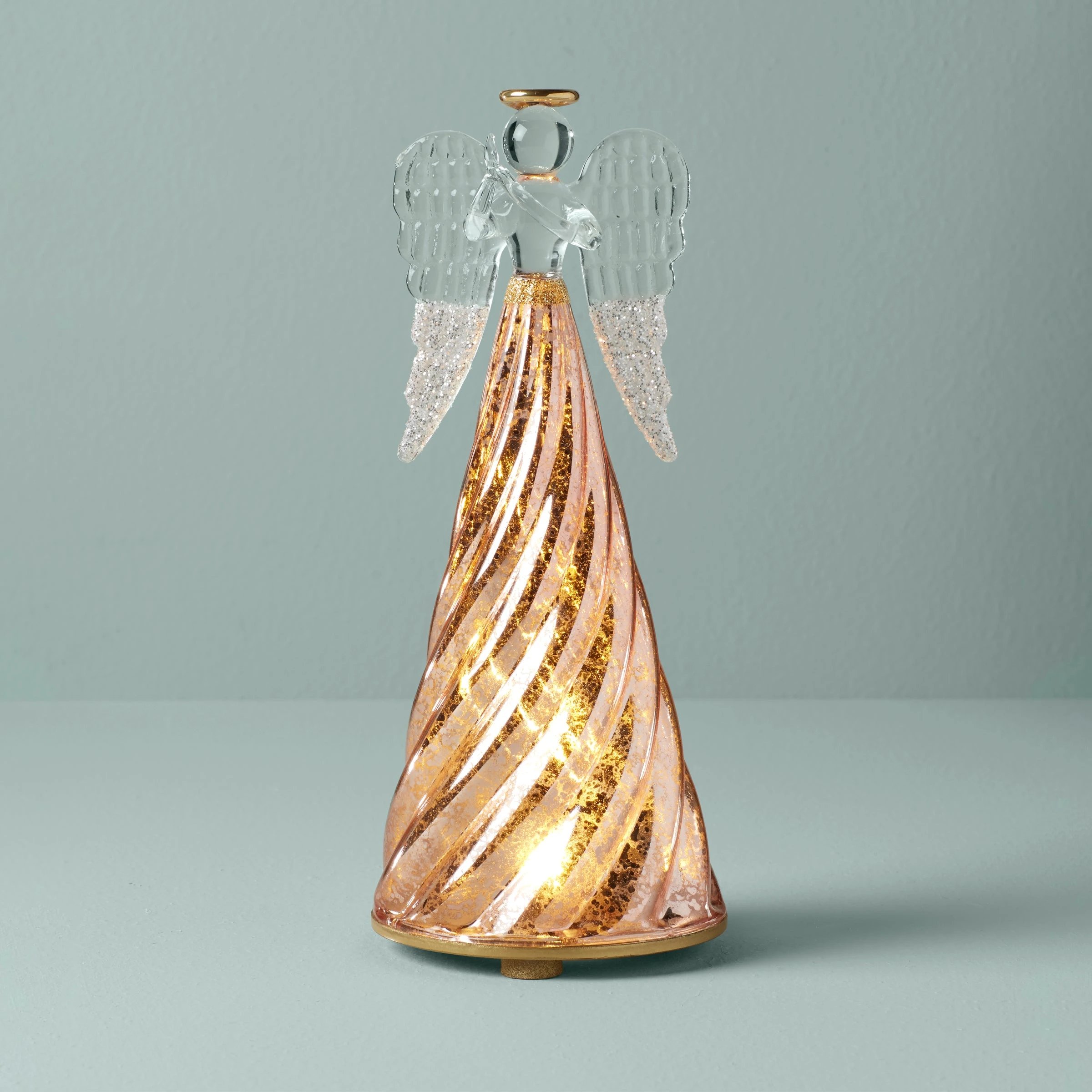 Lenox Radiant Light Lit Angel Figurine 3 Lenox Radiant Light Lit Angel Figurine