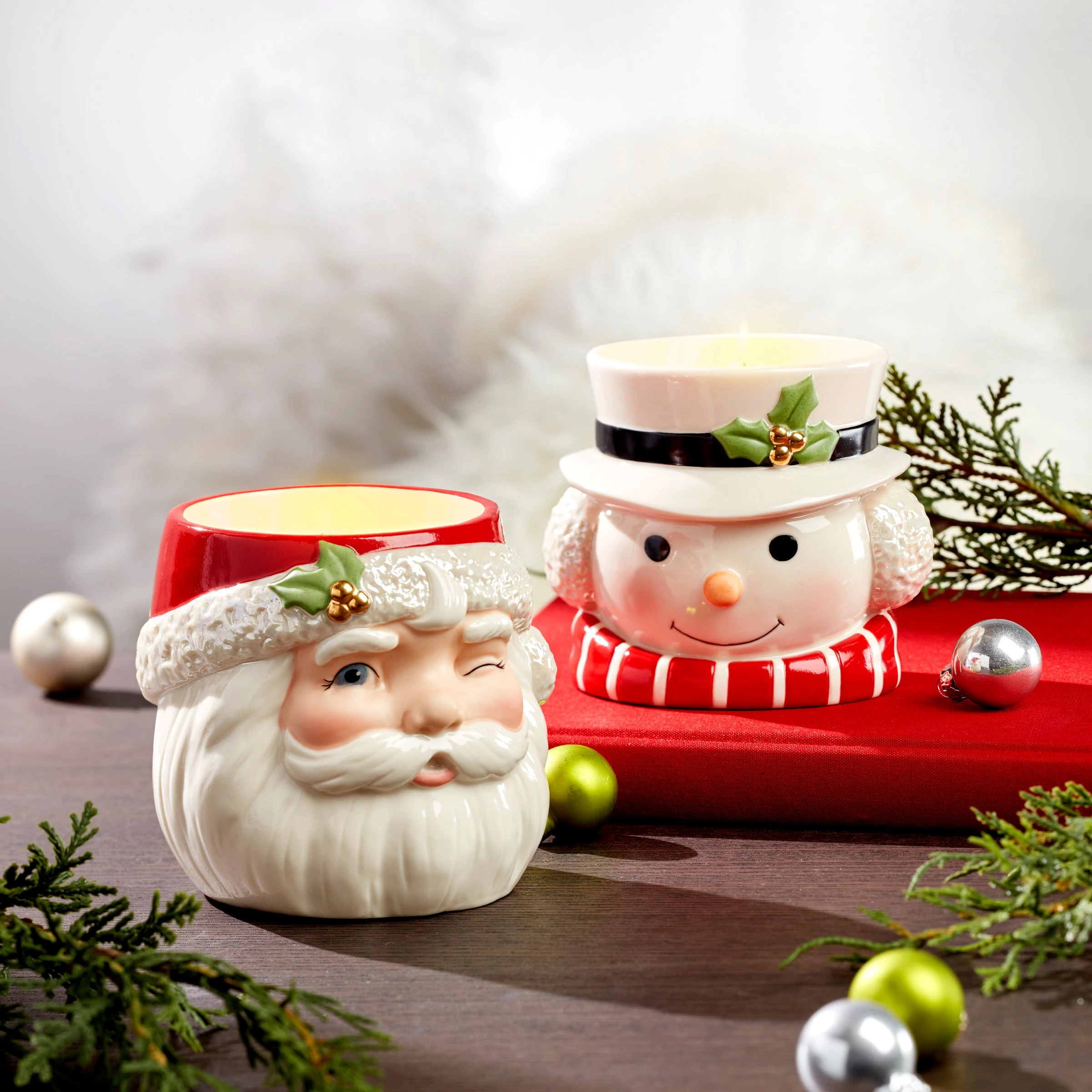 Lenox Snowman Figural Votive With Tealight Candle 6 Lenox Snowman Figural Votive With Tealight Candle - Image 4