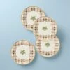 Lenox Holiday Plaid Accent Plates, Set Of 4 -Lenox Shop 894964 LHOL 23 PDP