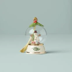 Lenox Snowman Globe Ornament