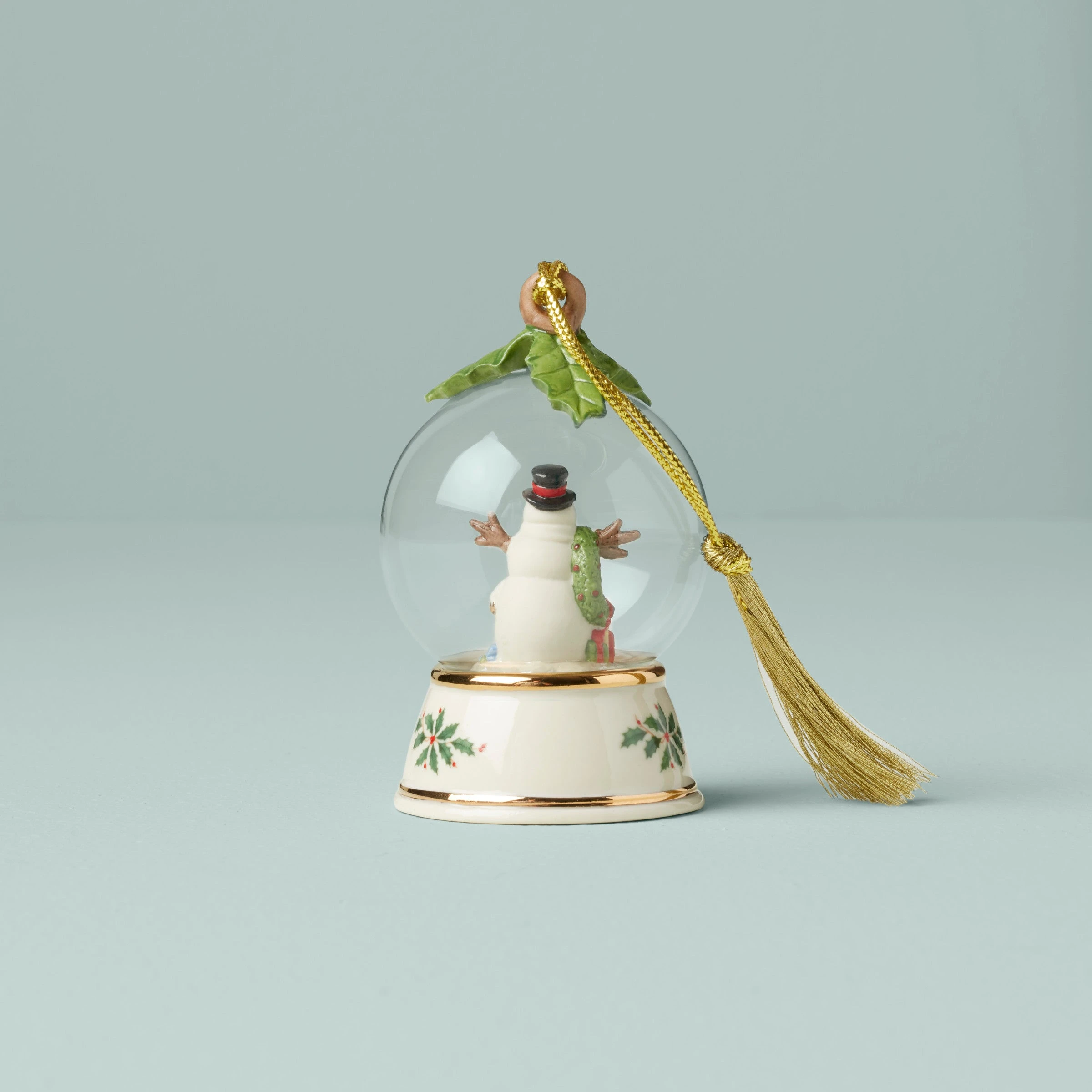 Lenox Snowman Globe Ornament 4 Lenox Snowman Globe Ornament - Image 2